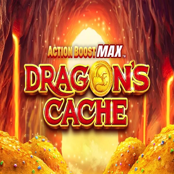 Action Boost Max Dragon's Cache logo – Slots by SpinPlay Games at Efbet Casino