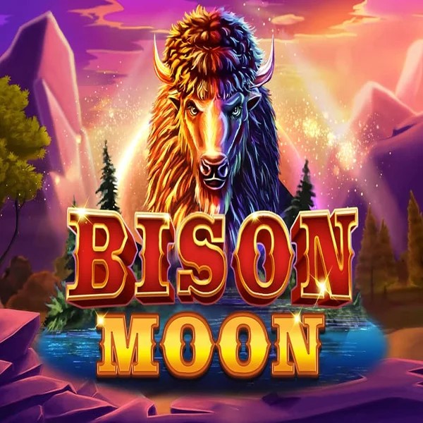 Bison Moon slot logo by Northern Lights Gaming at Efbet Casino