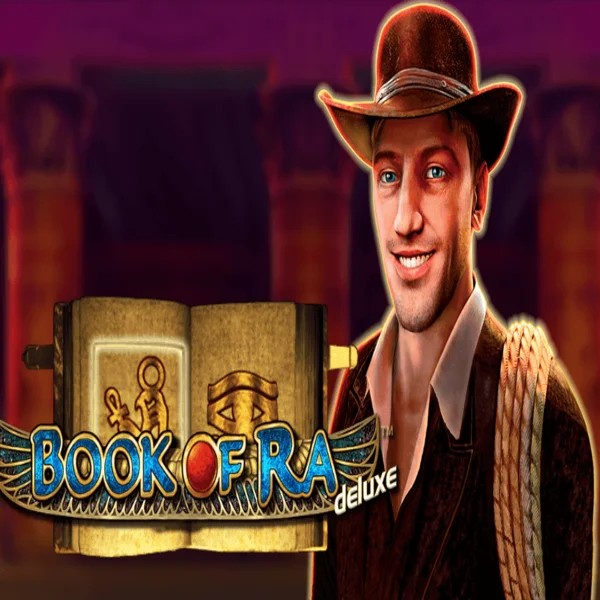 Book of Ra Deluxe logo – Slots by Novomatic at Efbet Casino