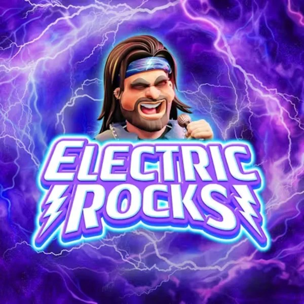 Electric Rocks slot logo by Inspired Gaming at Efbet Casino