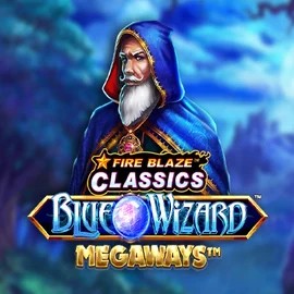 Fire Blaze Blue Wizard Megaways casino game by Rarestone Gaming – featured logo at Efbet Casino
