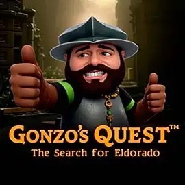 Slots logo of Gonzo's Quest from NetEnt at Efbet Casino