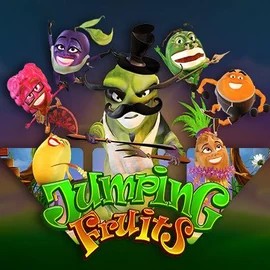 Jumping Fruits logo by Wazdan at Efbet Casino