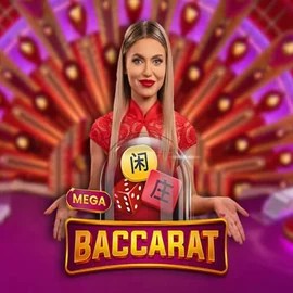 Official Live Casino logo: Mega Baccarat by Pragmatic Play at Efbet Casino