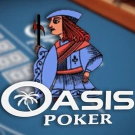 Oasis Poker logo – Poker by Nucleus Gaming at Efbet Casino