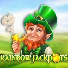 Rainbow Jackpots by Red Tiger Gaming, showcased at efbets.eu – game logo
