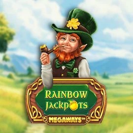 Rainbow Jackpots Megaways slot logo by Red Tiger Gaming at Efbet Casino