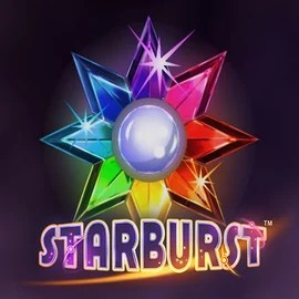 Starburst logo – Slots by NetEnt at Efbet Casino