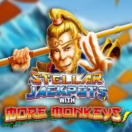 Jackpots logo of Stellar Jackpots with More Monkeys from Lightning Box Game at Efbet Casino