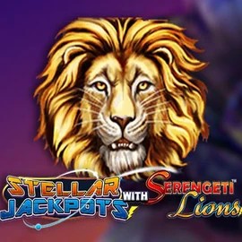 Stellar Jackpots with Serengeti Lions logo – Jackpots by Lightning Box Game at Efbet Casino