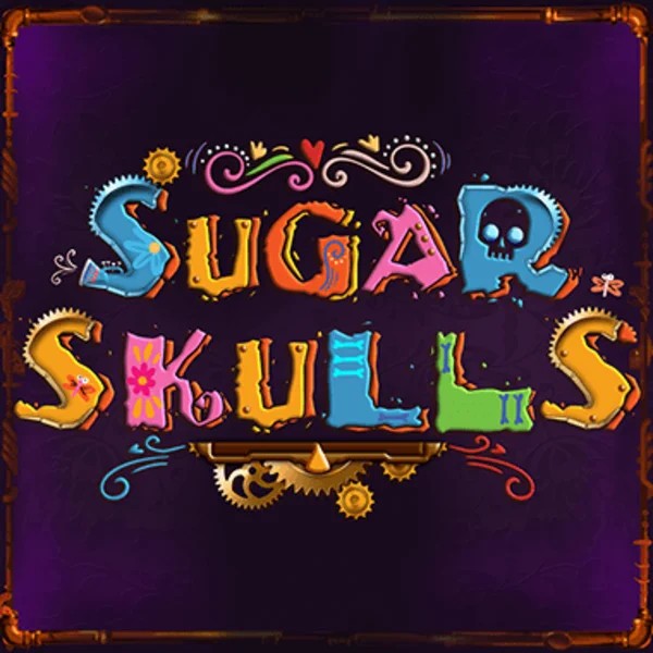 Sugar Skulls slot logo by Booming Games at Efbet Casino